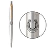 Ручка шариковая Parker JOTTER DESIGN Stainless Steel GT BP Счастливая подкова