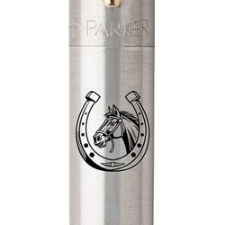 Ручка шариковая Parker JOTTER ZODIAC Stainless Steel GT BP Конь с подковой