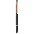 Ручка перова Parker PARKER 51 Deluxe Black GT FP18 F