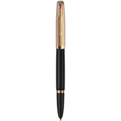 Ручка перьевая Parker PARKER 51 Deluxe Black GT FP18 F