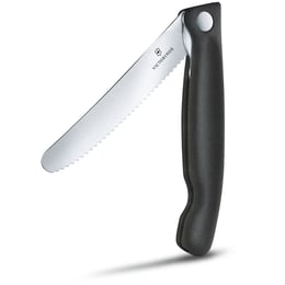 Нож кухонный складной 11 см (серрейтор) Victorinox SWISS CLASSIC Paring 6.7833.FB