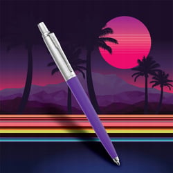 Набор Parker JOTTER Originals 80s Vermilon CT BP + Indigo CT BP (2 шариковые ручки в блистере)