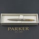 Ручка шариковая Parker JOTTER UKRAINE Stainless Steel GT BP Трезубец ВСУ
