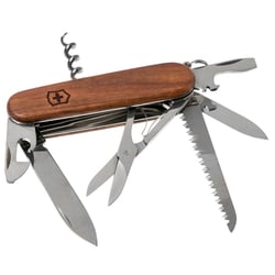 Швейцарський складаний ніж 91мм Victorinox HUNTSMAN WOOD 1.3711.63B1