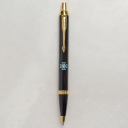 Ручка кулькова Parker IM SPECIAL Black GT BP Емблема СБУ