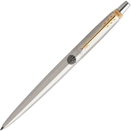 Ручка кулькова Parker JOTTER UKRAINE Stainless Steel GT BP Тризуб з дубовим вінком