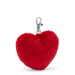 Брелок Kipling FURRY HEART CHARM Red Rouge (Z33)