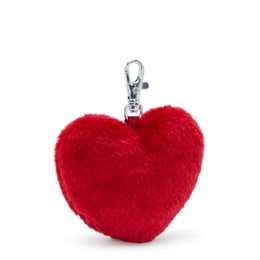 Брелок Kipling FURRY HEART CHARM Red Rouge (Z33)