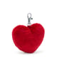 Брелок Kipling FURRY HEART CHARM Red Rouge (Z33)