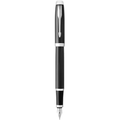 Ручка перова Parker IM Black CT FP F