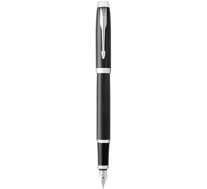 Ручка перова Parker IM Black CT FP F