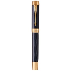 Ручка перьевая Parker DUOFOLD Prestige Blue Chevron GT FP18 F