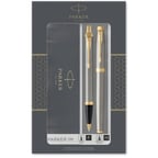 Набор Parker IM Brushed Metal GT RB+BP (роллерная и шариковая ручка)