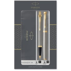 Набір Parker IM Brushed Metal GT RB+BP (ролерна та кулькова ручка)