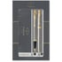 Набор Parker IM Brushed Metal GT RB+BP (роллерная и шариковая ручка)