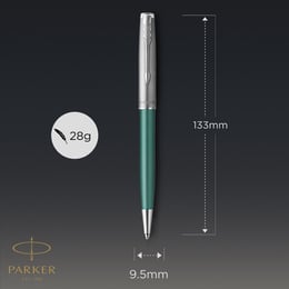 Ручка кулькова Parker SONNET Essentials Metal & Green Lacquer CT BP