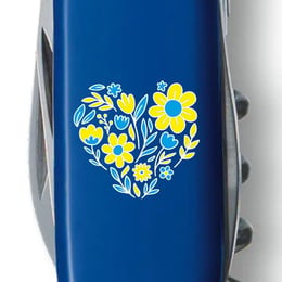 Швейцарский складной нож 91мм Victorinox SPARTAN UKRAINE 1.3603.2_T1246u