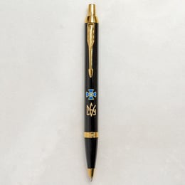 Ручка кулькова Parker IM SPECIAL Black GT BP Емблема ЗСУ + Тризуб ЗСУ