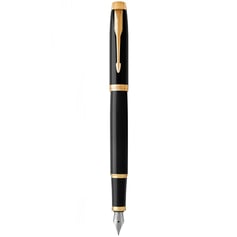 Ручка перова Parker IM Black GT FP F