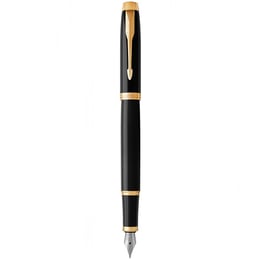 Ручка перьевая Parker IM Black GT FP F