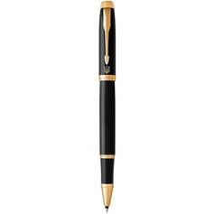 Ручка роллерная Parker IM UKRAINE Black GT RB Трезубец на колпачке