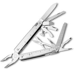 Мультитул Victorinox SWISSTOOL X PLUS RATCHET 3.0339.L + черный кожаный чехол