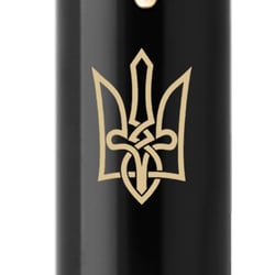 Ручка шариковая Parker IM UKRAINE Black GT BP Трезубец стилизованный