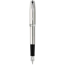 Ручка перова Parker SONNET Stainless Steel CT FP F