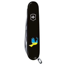 Швейцарський складаний ніж 91мм Victorinox CLIMBER UKRAINE 1.3703.3_T1036u