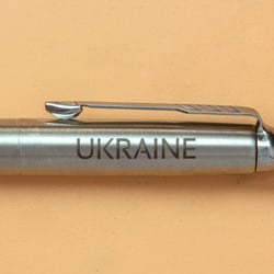 Ручка шариковая Parker JOTTER UKRAINE Stainless Steel CT BP Ukraine + Карта