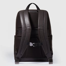 Рюкзак для ноутбука 15,6″ Piquadro BLACK SQUARE (B3) Dark Brown CA6503B3_TM