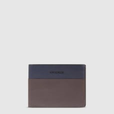 Портмоне Piquadro HARPER (AP) Blue-Dark Brown PU257APR_BLUTM