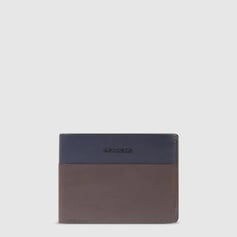 Портмоне Piquadro HARPER (AP) Blue-Dark Brown PU257APR_BLUTM