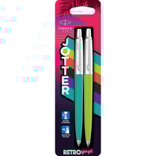 Набір Parker JOTTER Originals 80s Caribbean Green CT BP + Apple Green CT BP (2 кулькові ручки в блістері)