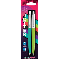 Набір Parker JOTTER Originals 80s Caribbean Green CT BP + Apple Green CT BP (2 кулькові ручки в блістері)
