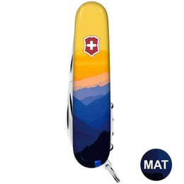 Швейцарский складной нож 91мм Victorinox CAMPER UKRAINE 1.3613.7.T3190pw
