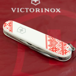 Швейцарський складаний ніж 91мм Victorinox CLIMBER UKRAINE 1.3703.7_T0051r