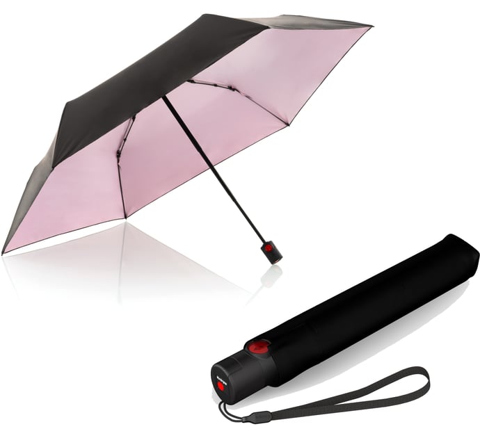 Зонт-автомат Knirps U.200 Ultra Light Duomatic/Black Rose UV Coating Kn95 2200 1009
