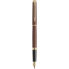 Ручка перова Waterman HEMISPHERE Metallic Copper Red GT FP F