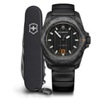 Чоловічий годинник Victorinox Swiss Army I.N.O.X. Automatic V242023.1 + ніж Spartan
