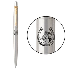 Ручка кулькова Parker JOTTER ZODIAC Stainless Steel GT BP Кінь з підковою
