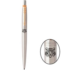 Ручка кулькова Parker JOTTER ZODIAC Stainless Steel GT BP Тигр