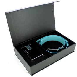 Подарунковий набір Piquadro BLUE SQUARE (B2) Black CUBOX15B2R_N