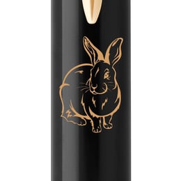 Ручка кулькова Parker IM ZODIAC Black GT BP Чорний Водяний Кролик