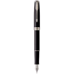 Ручка перова Parker SONNET Black Lacquer CT FP M