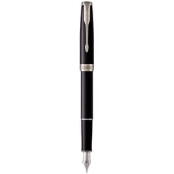 Ручка перьевая Parker SONNET Black Lacquer CT FP M