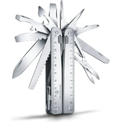 Мультитул Victorinox SWISSTOOL X PLUS 3.0338.L + черный кожаный чехол