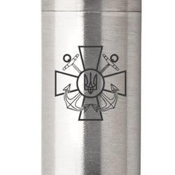 Ручка шариковая Parker JOTTER ARMY Stainless Steel GT BP Эмблема ВМС ВСУ