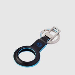 Брелок для AirTag з карабіном Piquadro BLUE SQUARE (B2) Black AC5834B2-N