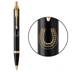 Ручка кулькова Parker IM DESIGN Black GT BP Щаслива підкова